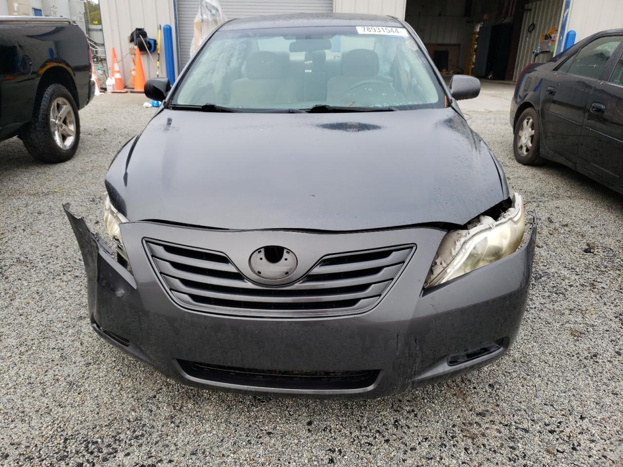 2007 Toyota Camry VIN 4T1BE46K27U597127 Copart auction photo, side / front end damage thumbnail 5