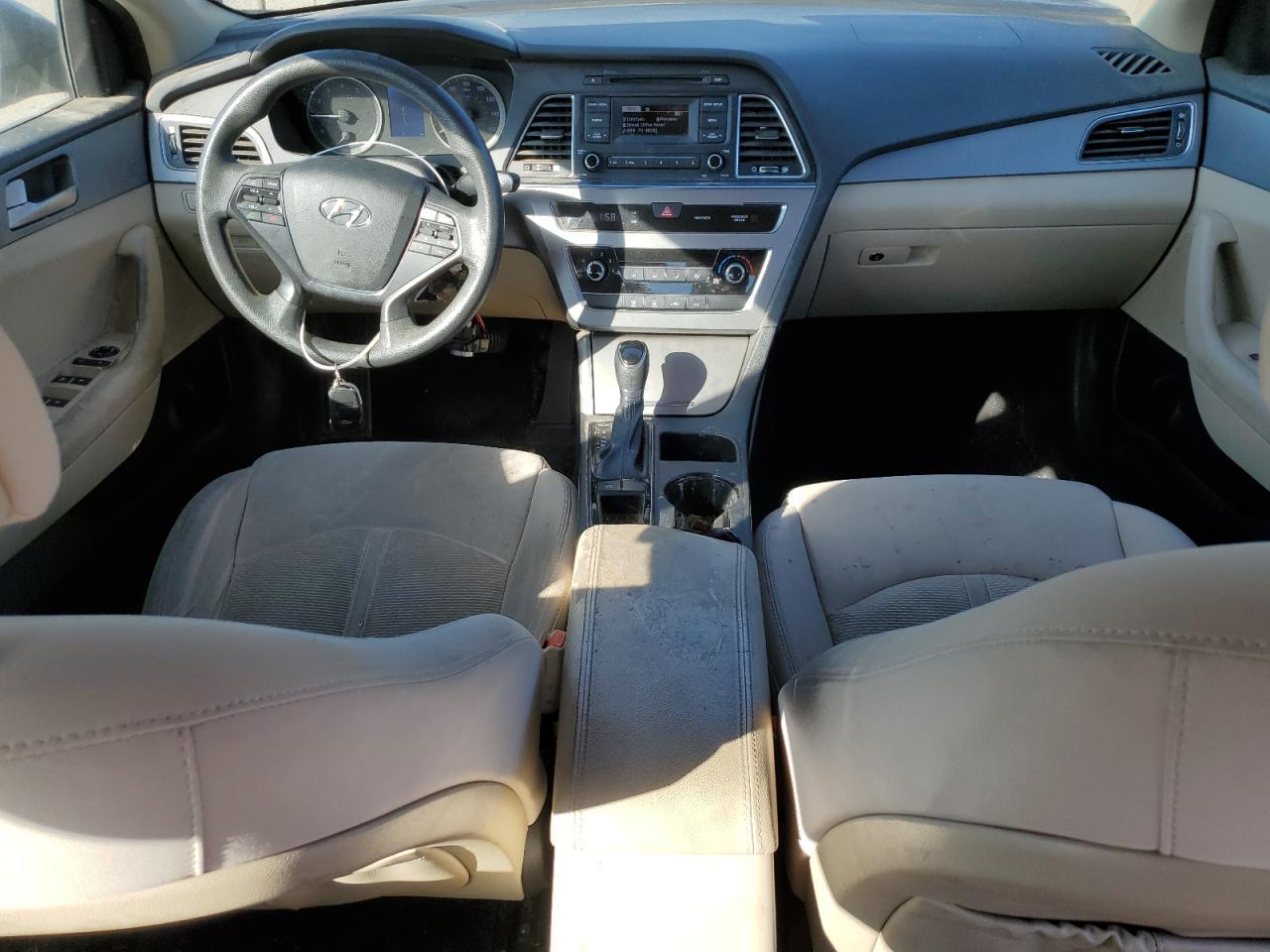 2017 Hyundai Sonata VIN 5NPE24AF1HH455402 Copart auction photo, vandalism / front end damage thumbnail 8