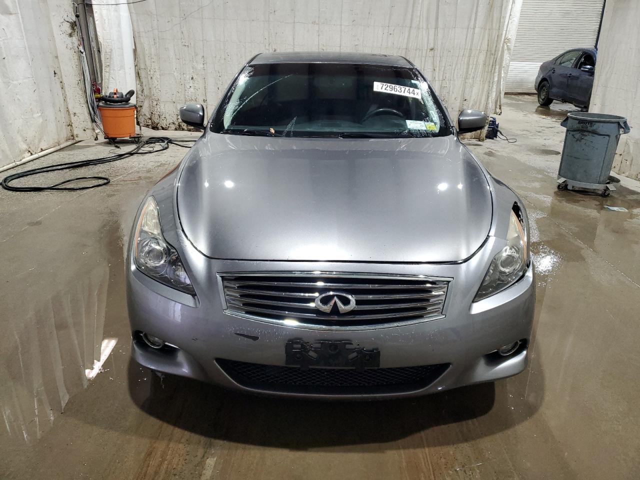 2013 Infiniti G VIN JN1CV6EL0DM982943 Copart auction photo, front end / side damage thumbnail 5
