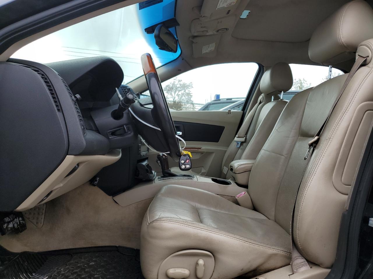 2004 Cadillac CTS VIN 1G6DM577340110541 Copart auction photo, front end damage thumbnail 7