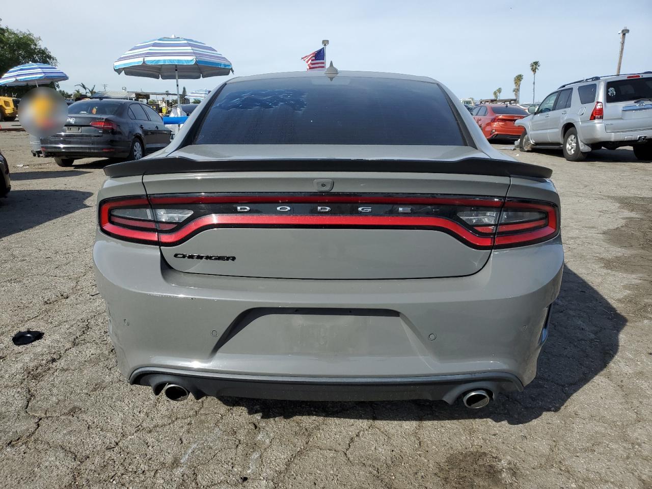 2018 Dodge Charger VIN 2C3CDXHGXJH217536 Copart auction photo, front end / minor dent/scratches damage thumbnail 6