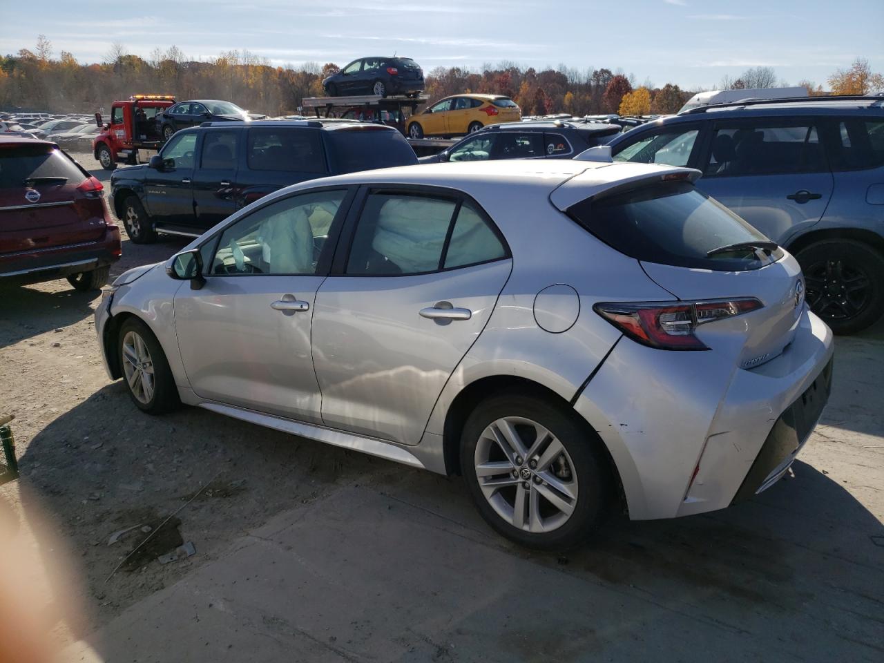 2019 Toyota Corolla VIN JTNK4RBE7K3043564 Copart auction photo, front end damage thumbnail 2