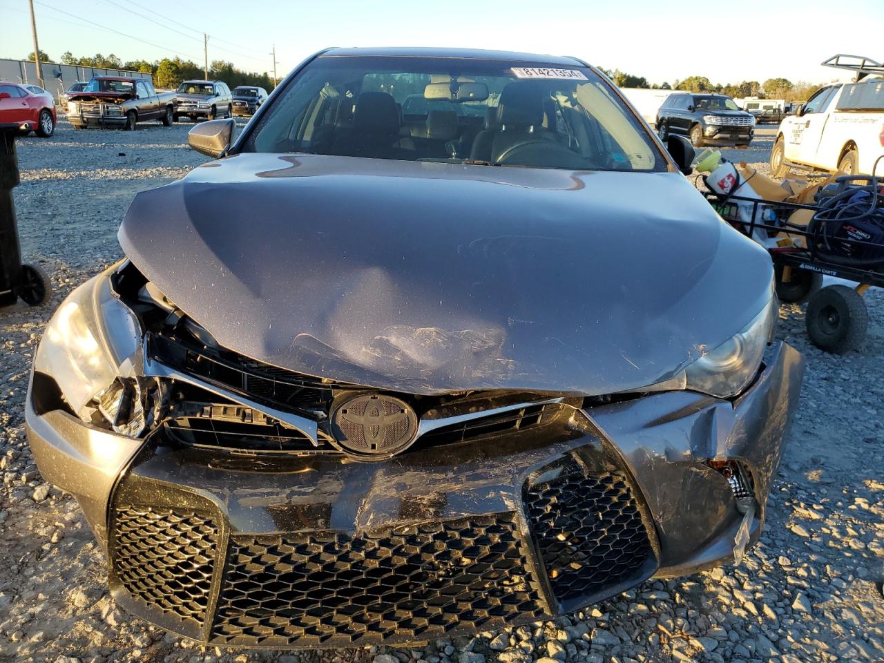 2017 Toyota Camry VIN 4T1BF1FKXHU391597 Copart auction photo, front end / minor dent/scratches damage thumbnail 5