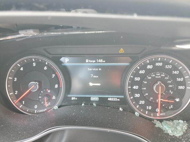2021 Genesis G70 VIN KMTG34LE7MU074553 Copart auction photo, side damage thumbnail 9