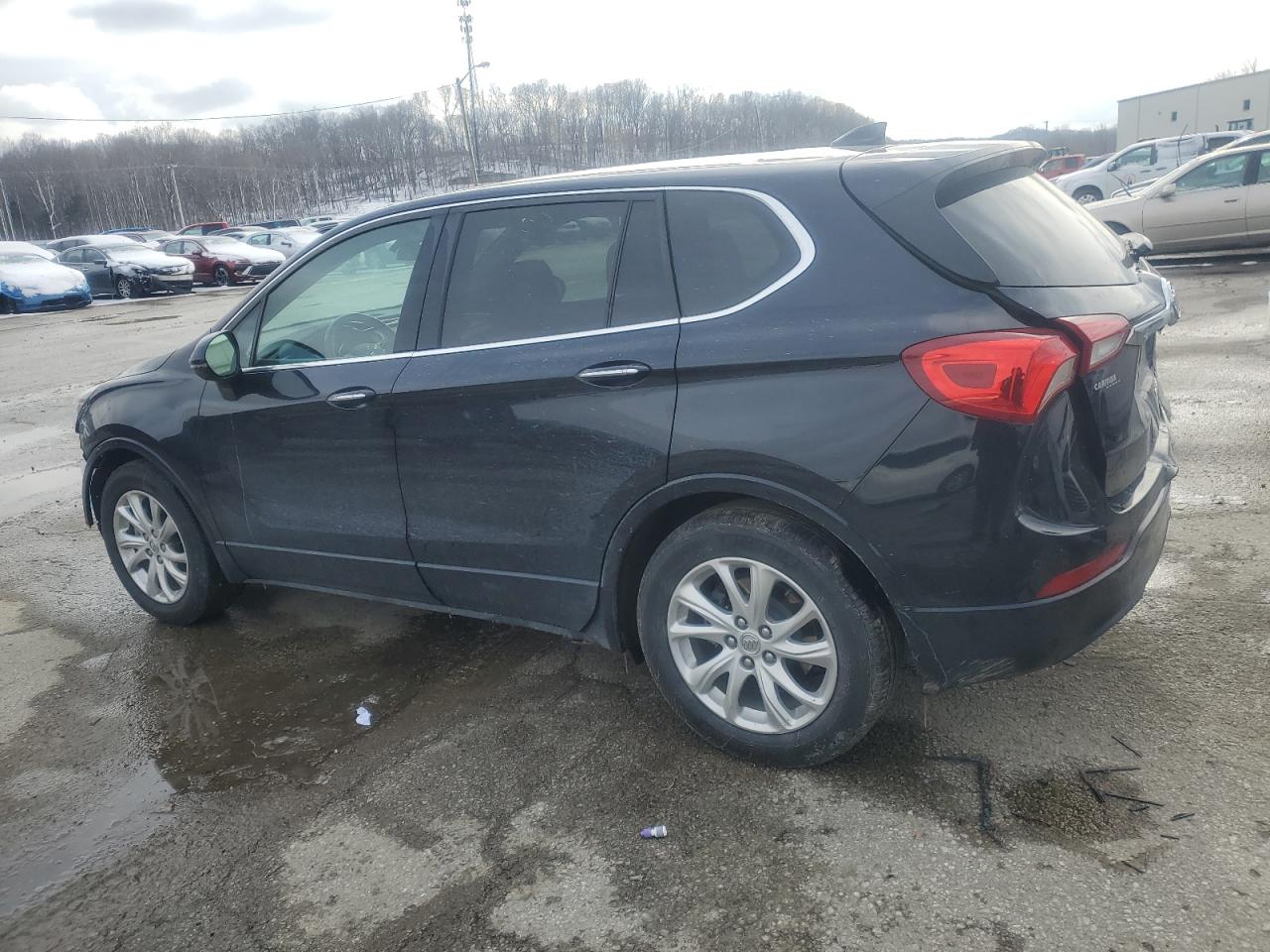 2020 Buick Envision VIN LRBFXBSA7LD156183 Copart auction photo, front end / rear end damage thumbnail 2