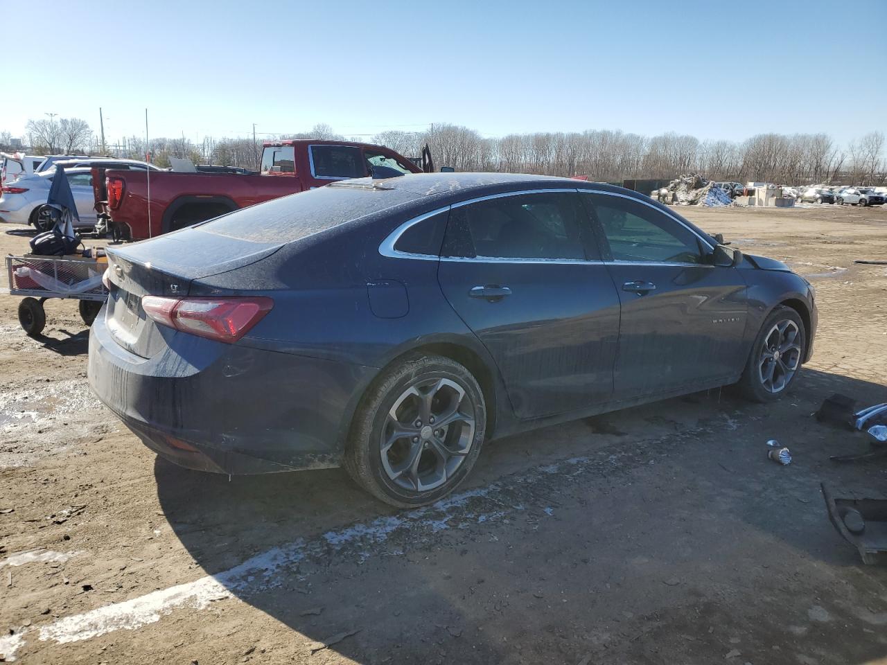 2022 Chevrolet Malibu VIN 1G1ZD5ST3NF111462 Copart auction photo, front end damage thumbnail 3