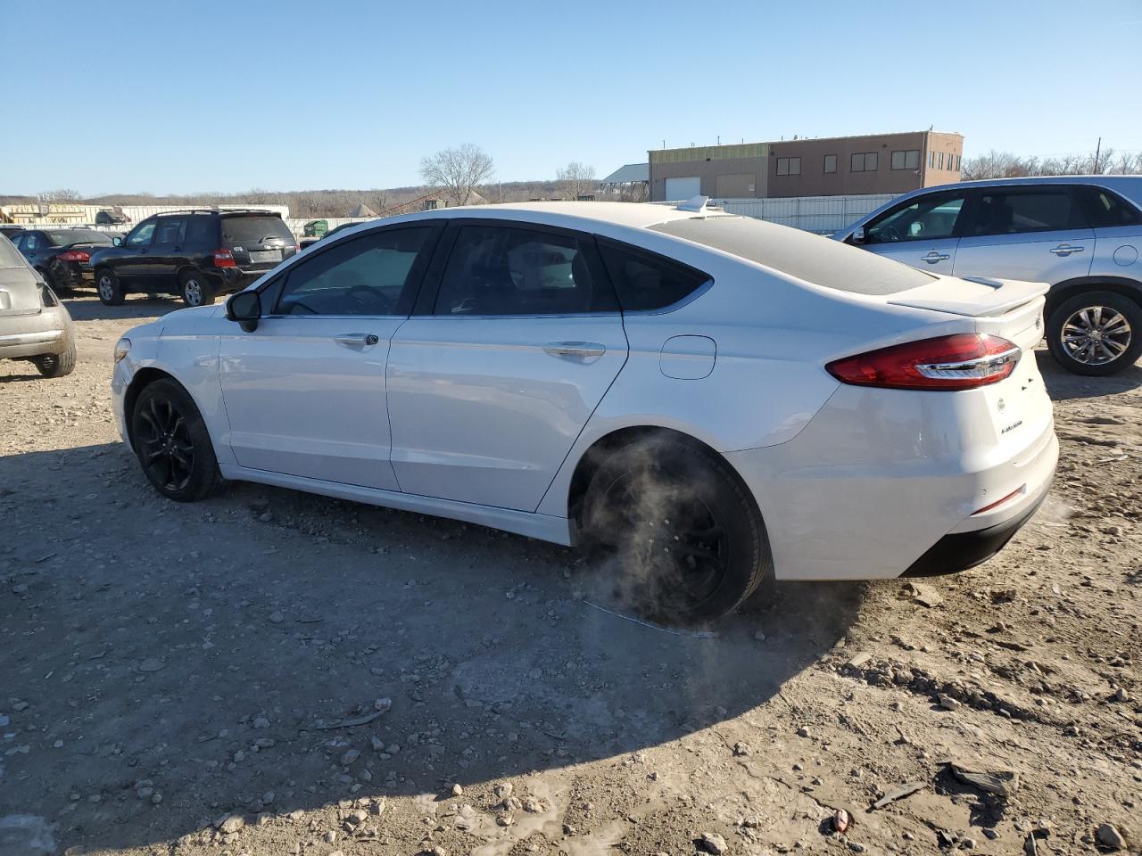 2019 Ford Fusion VIN 3FA6P0HD6KR287141 Copart auction photo, front end damage thumbnail 2