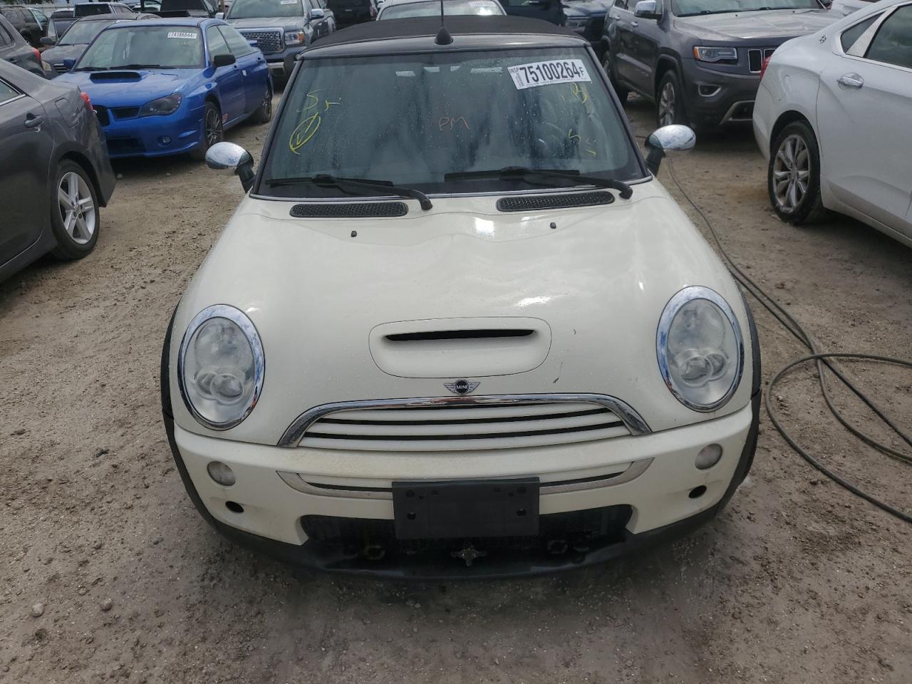 2006 MINI Cooper VIN WMWRH33506TF88708 Copart auction photo, water/flood damage thumbnail 5