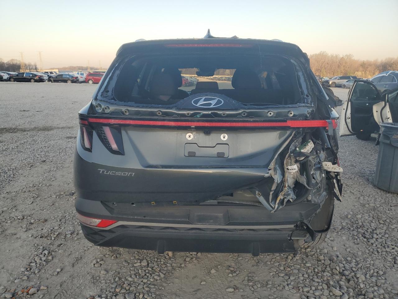 2023 Hyundai Tucson VIN KM8JB3AE2PU242801 Copart auction photo, rear end damage thumbnail 6