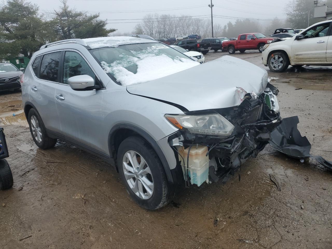 2015 Nissan Rogue VIN KNMAT2MV8FP547868 Copart auction photo, front end damage thumbnail 4