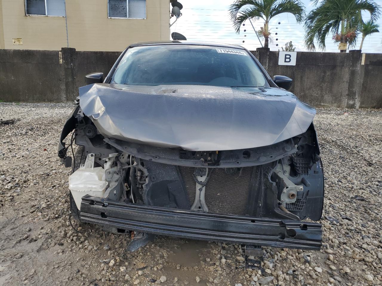 2018 Nissan Sentra VIN 3N1AB7AP4JY348414 Copart auction photo, front end damage thumbnail 5