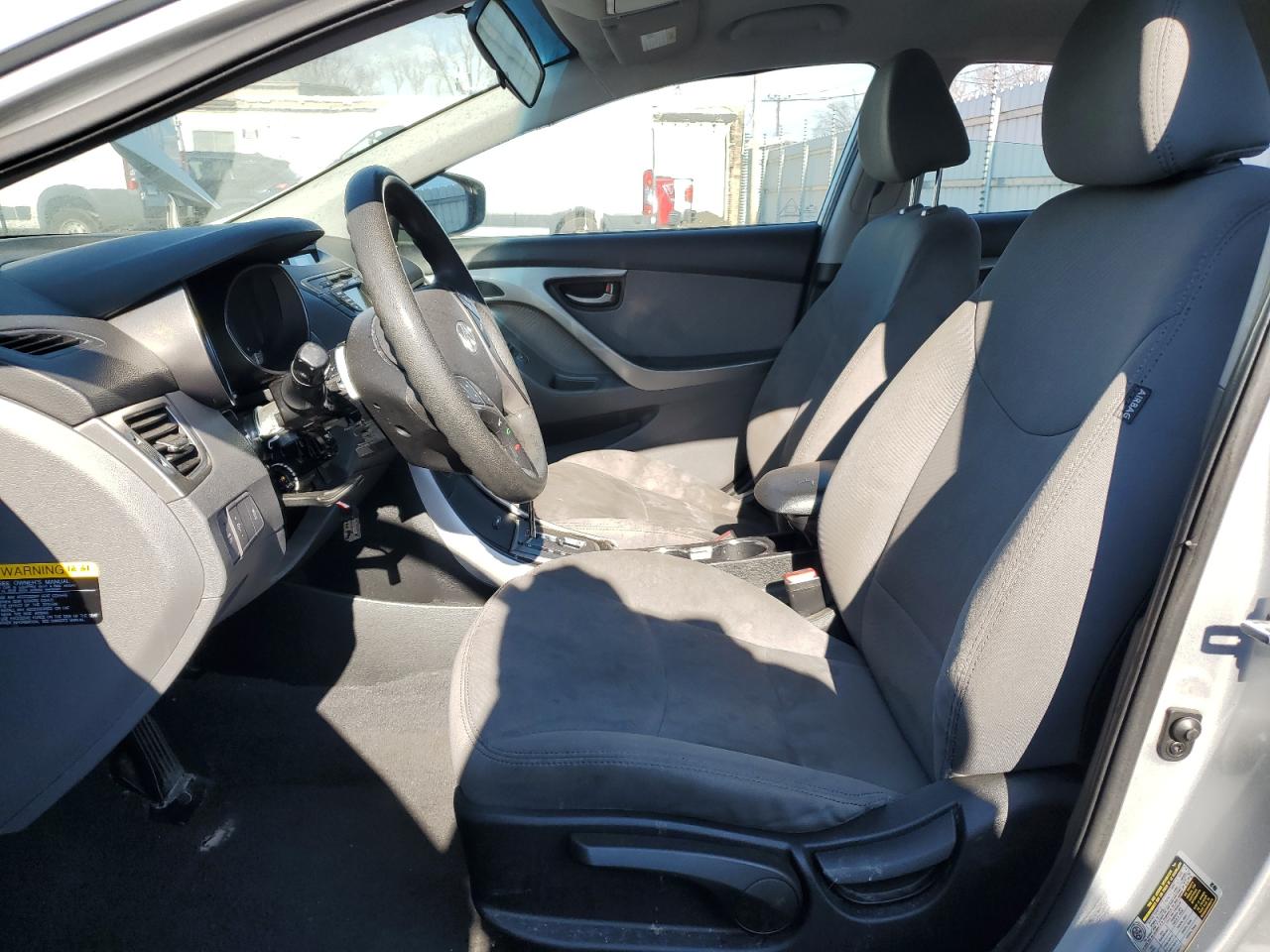 2013 Hyundai Elantra VIN 5NPDH4AE9DH177070 Copart auction photo, vandalism / side damage thumbnail 7