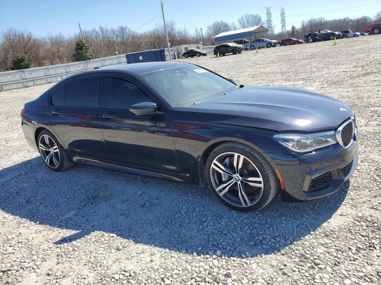 2016 BMW 7er VIN WBA7F0C57GGL99153 Copart auction photo, vandalism damage thumbnail 4