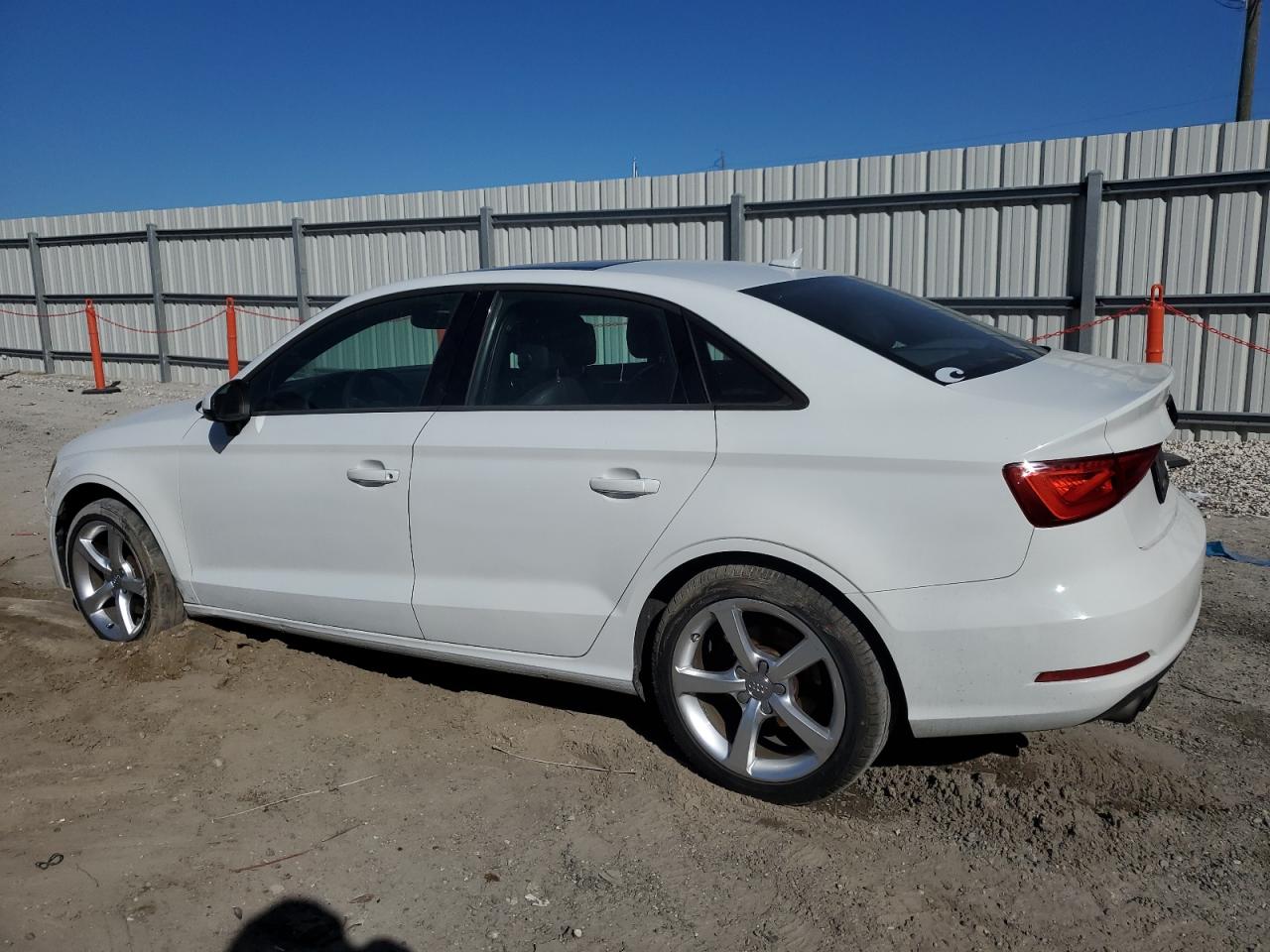 2015 Audi A3 VIN WAUACGFF2F1071569 Copart auction photo, side damage thumbnail 2