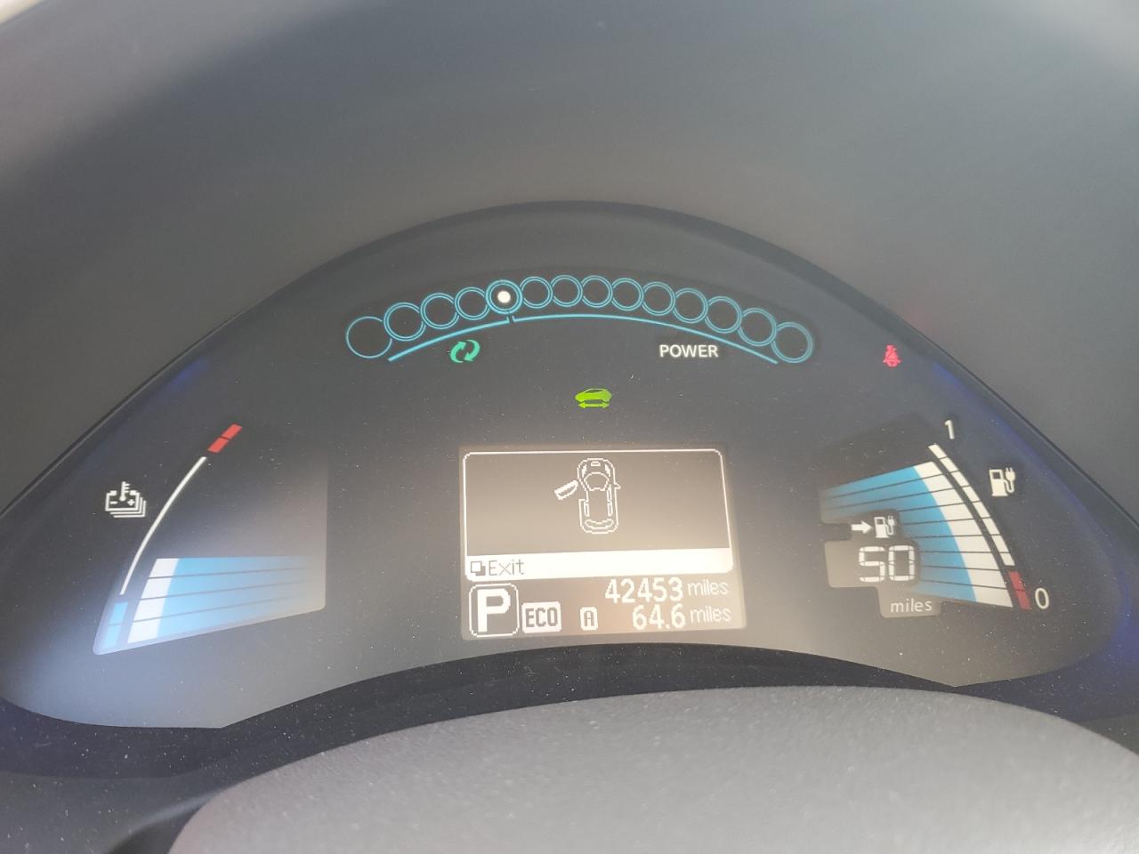 2014 Nissan Leaf VIN 1N4AZ0CP5EC335818 Copart auction photo, mechanical damage thumbnail 9