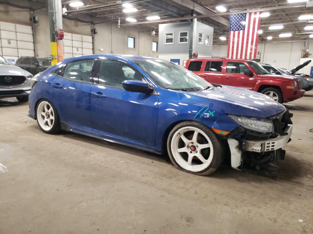 2017 Honda Civic VIN SHHFK7H4XHU224070 Copart auction photo, front end damage thumbnail 4
