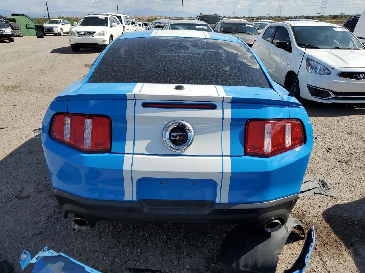 2012 Ford Mustang VIN 1ZVBP8CF4C5256875 Copart auction photo, front end / mechanical damage thumbnail 6