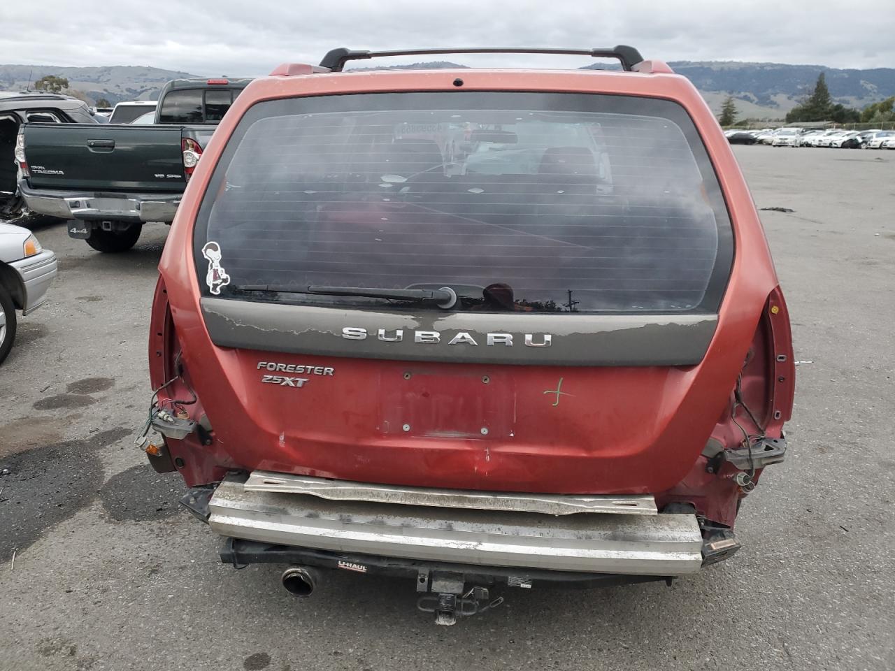 2005 Subaru Forester VIN JF1SG69645H722312 Copart auction photo, rear end damage thumbnail 6