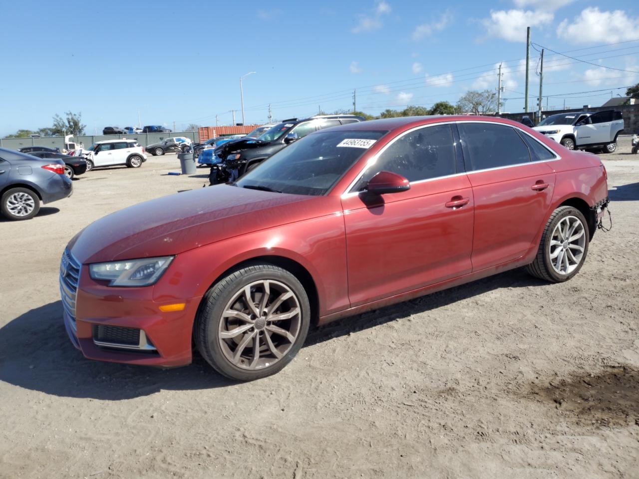 2019 Audi A4 VIN WAUGMAF49KN005199