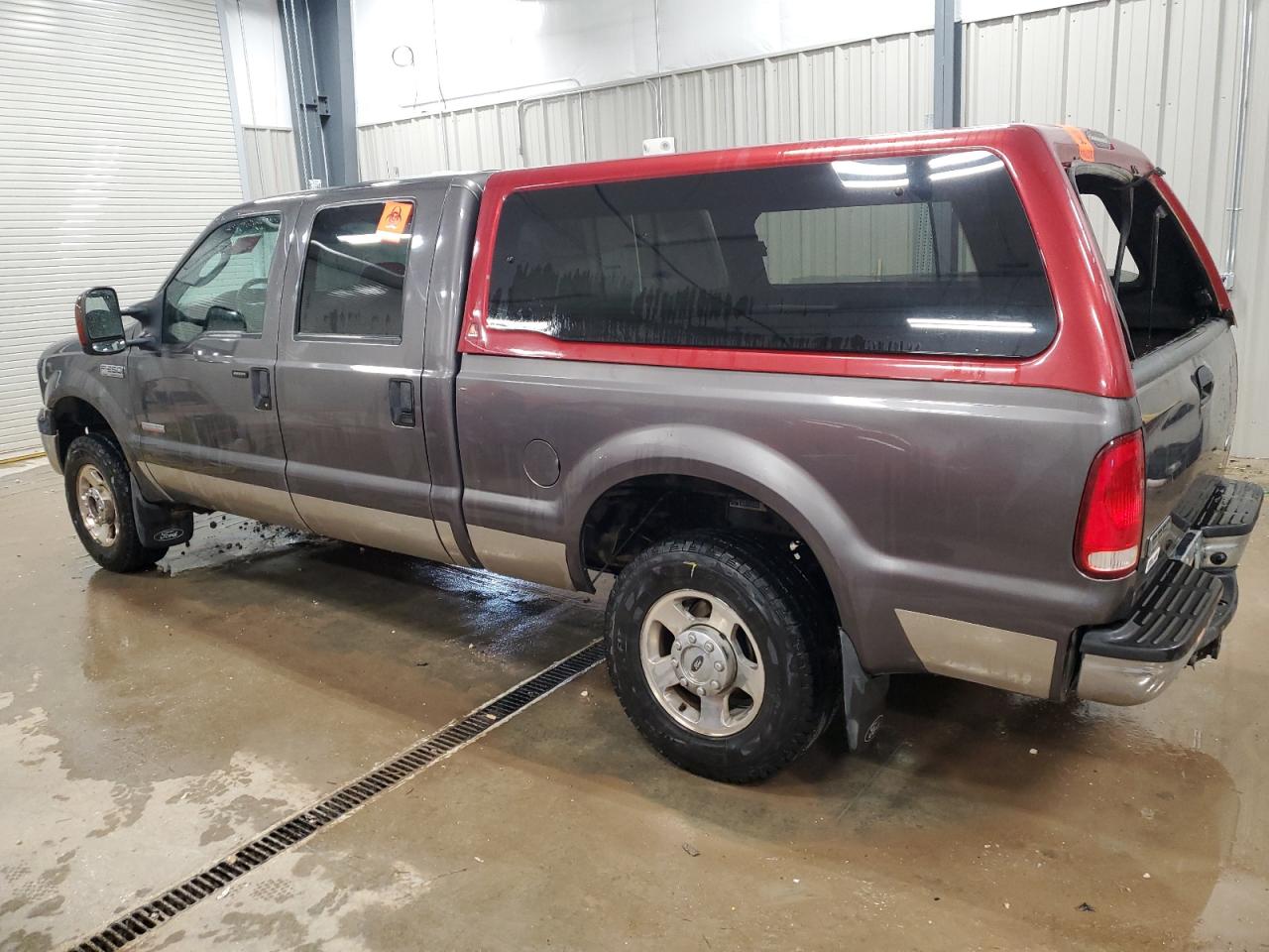 2006 Ford F250 VIN 1FTSW21P66ED05383 Copart auction photo, side damage thumbnail 2
