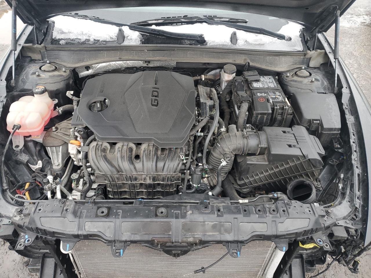 2022 Hyundai Sonata VIN 5NPEG4JAXNH141104 Copart auction photo, all over damage thumbnail 11
