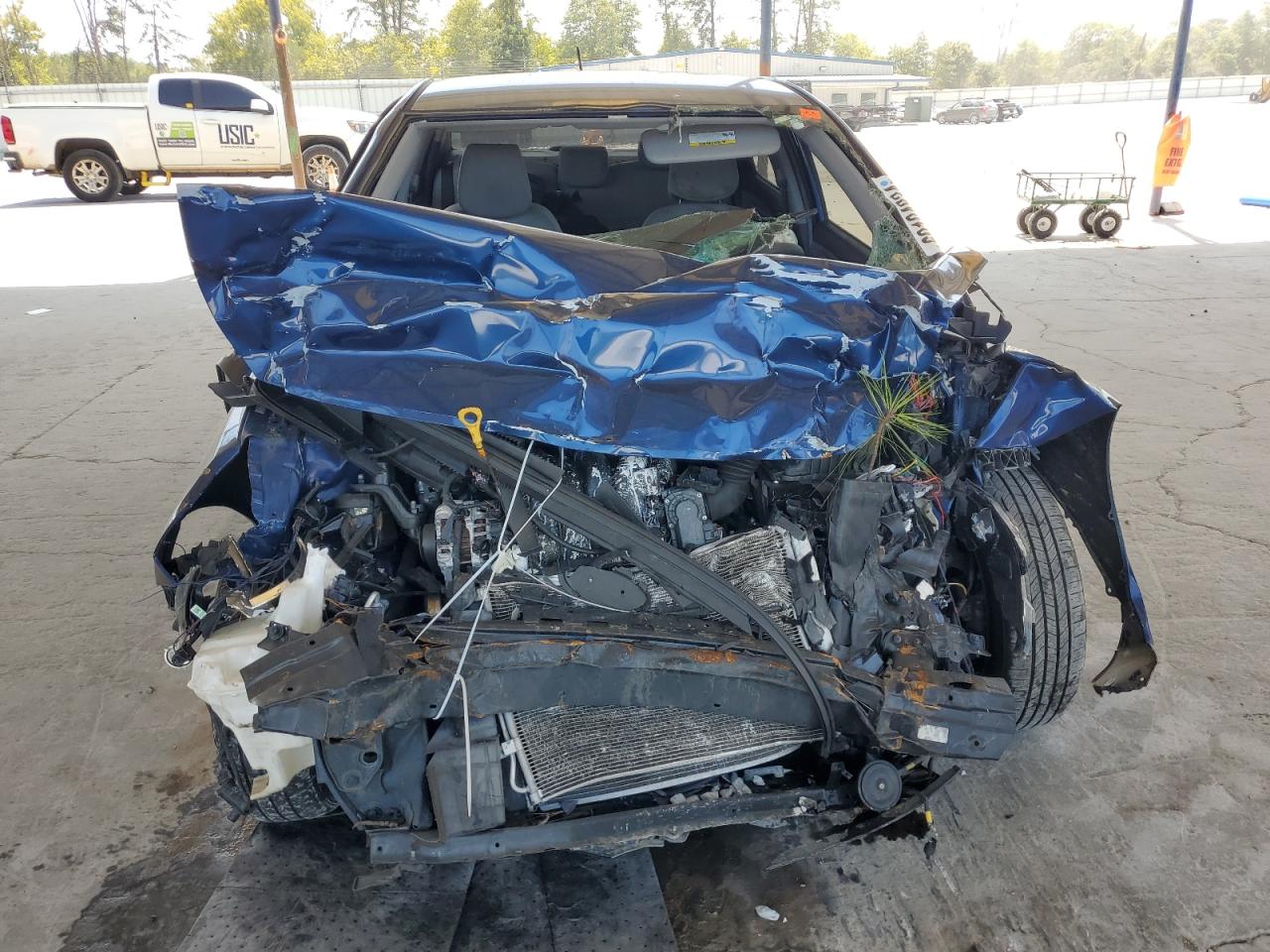 2017 Hyundai Accent VIN KMHCT4AE4HU245874 Copart auction photo, all over damage thumbnail 5