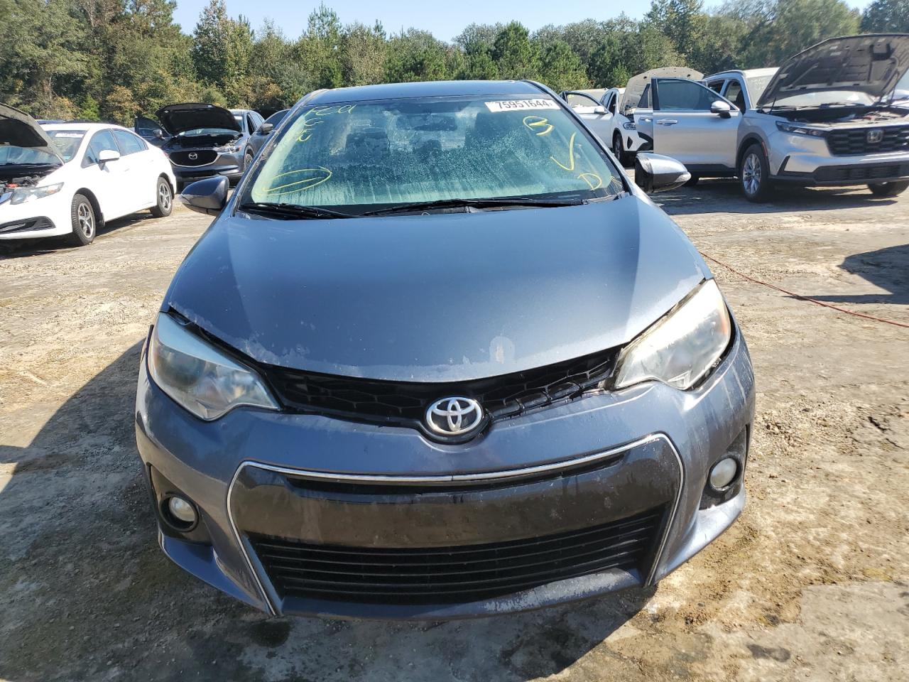 2015 Toyota Corolla VIN 5YFBURHE4FP254584 Copart auction photo, water/flood damage thumbnail 5