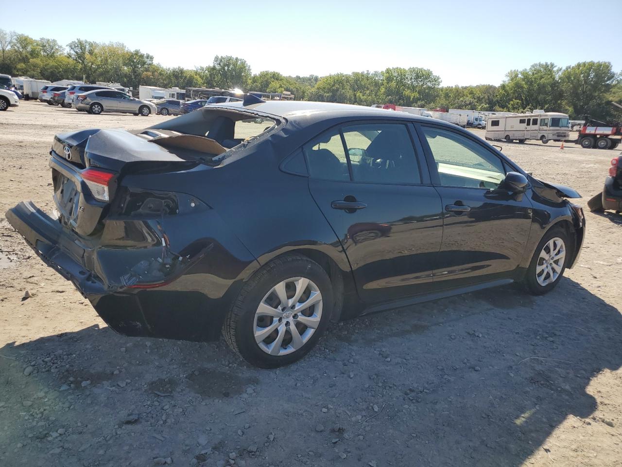 2020 Toyota Corolla VIN JTDEPRAE0LJ104938 Copart auction photo, all over / undercarriage damage thumbnail 3
