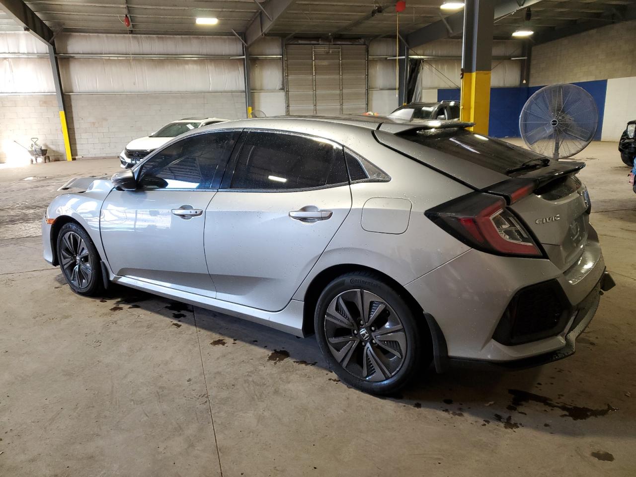 2018 Honda Civic VIN SHHFK7H70JU417862 Copart auction photo, side damage thumbnail 2