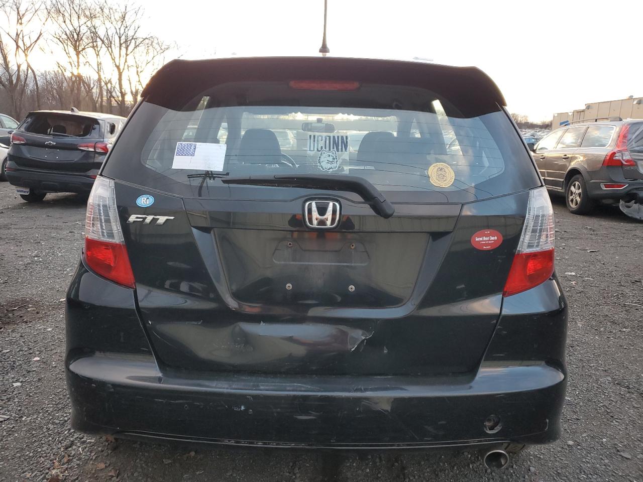 2009 Honda Fit VIN JHMGE88409S055246 Copart auction photo, front end / minor dent/scratches damage thumbnail 6