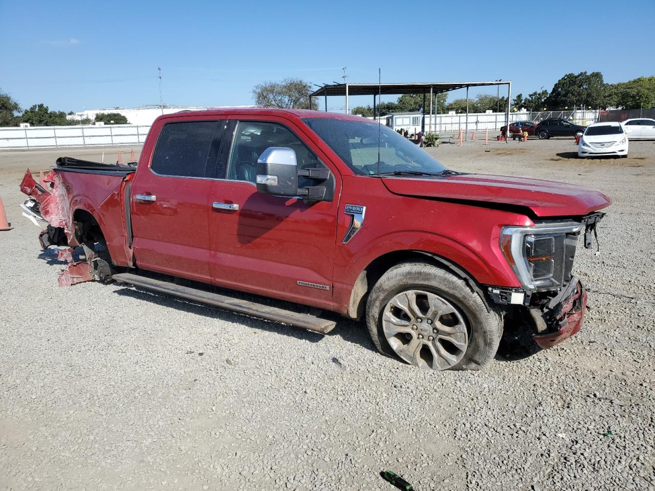 2022 Ford F-150 VIN 1FTFW1ED7NFB11918 Copart auction photo, all over damage thumbnail 4