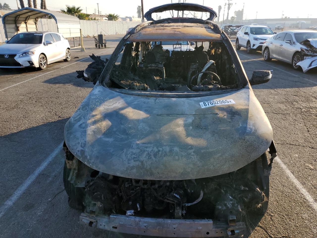 2013 KIA Sorento VIN 5XYKT3A68DG410128 Copart auction photo, burn / missing/altered vin damage thumbnail 5