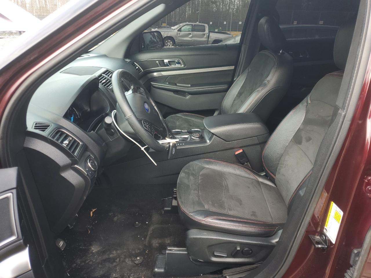 2019 Ford Explorer VIN 1FM5K8DH2KGA02496 Copart auction photo, rear end / front end damage thumbnail 7
