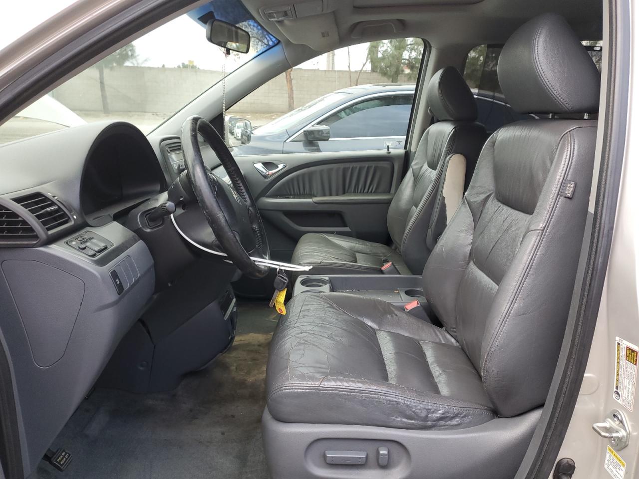 2007 Honda Odyssey VIN 5FNRL38777B412672 Copart auction photo, front end / side damage thumbnail 7