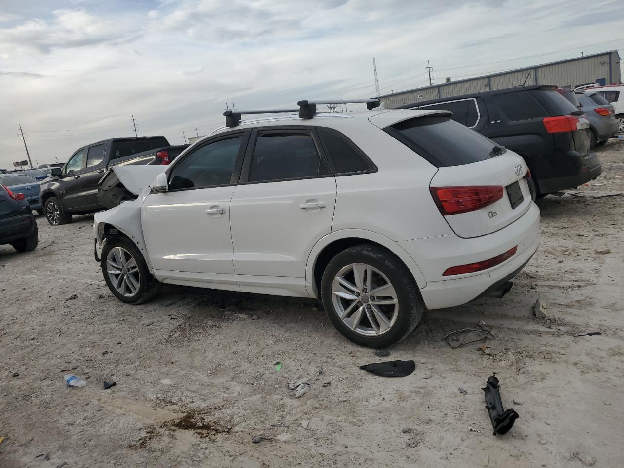 2017 Audi Q3 VIN WA1BCCFS0HR016968 Copart auction photo, front end damage thumbnail 2