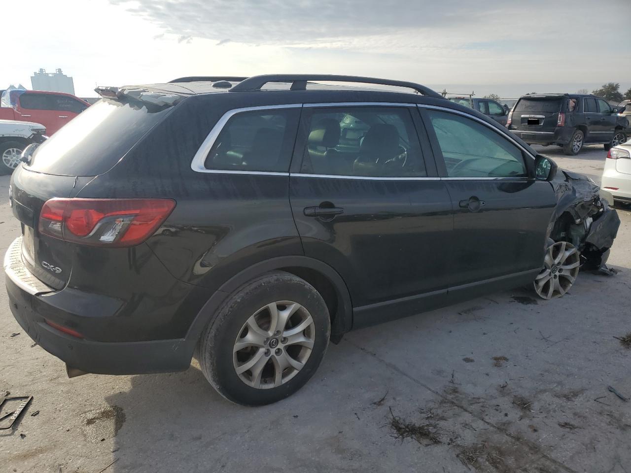 2013 Mazda CX-9 VIN JM3TB2CA2D0403806 Copart auction photo, front end damage thumbnail 3