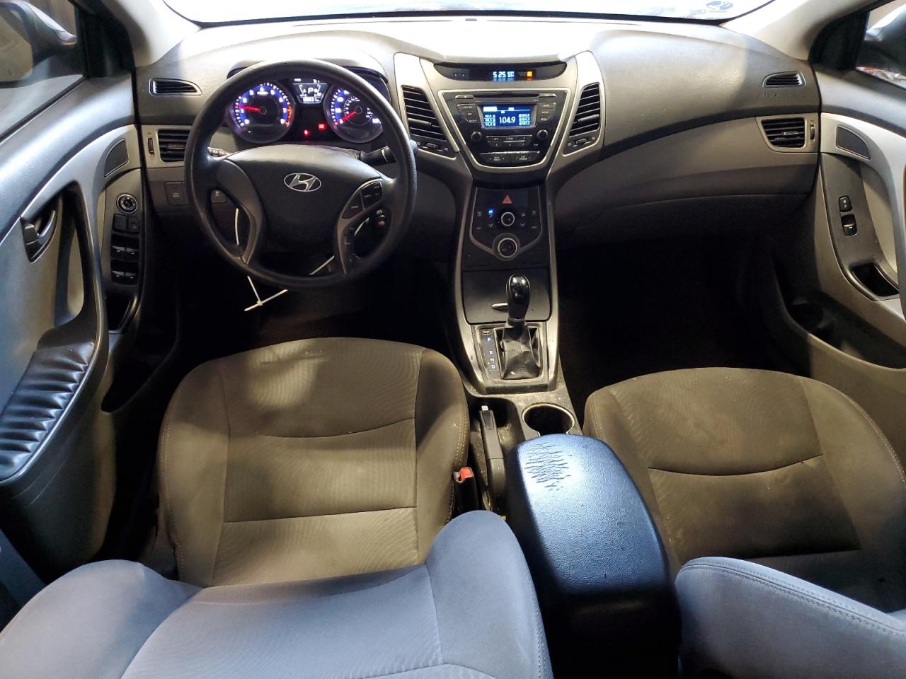 2016 Hyundai Elantra VIN 5NPDH4AE6GH780126 Copart auction photo, all over damage thumbnail 8