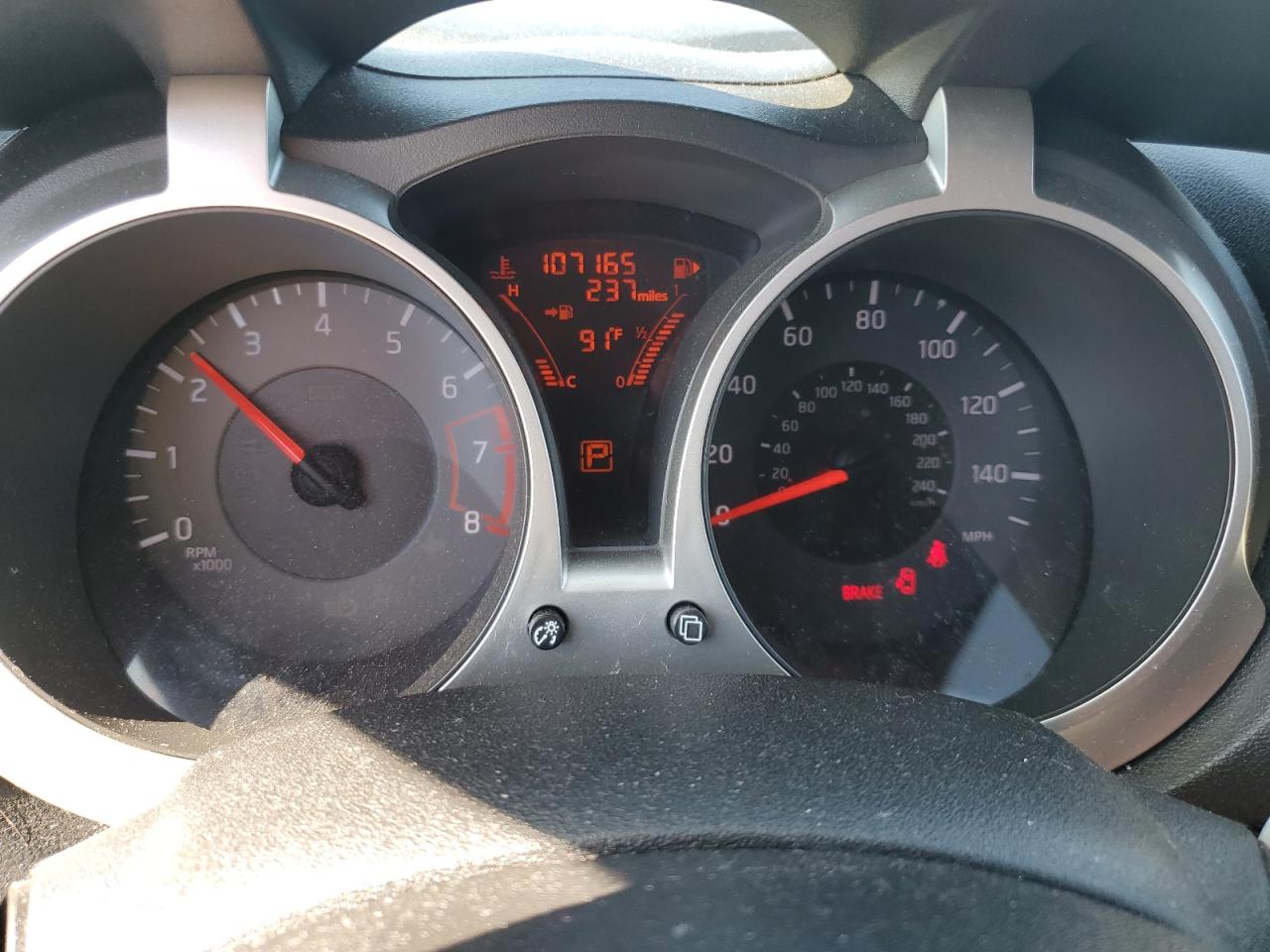 2014 Nissan Juke VIN JN8AF5MR5ET354664 Copart auction photo, front end damage thumbnail 9