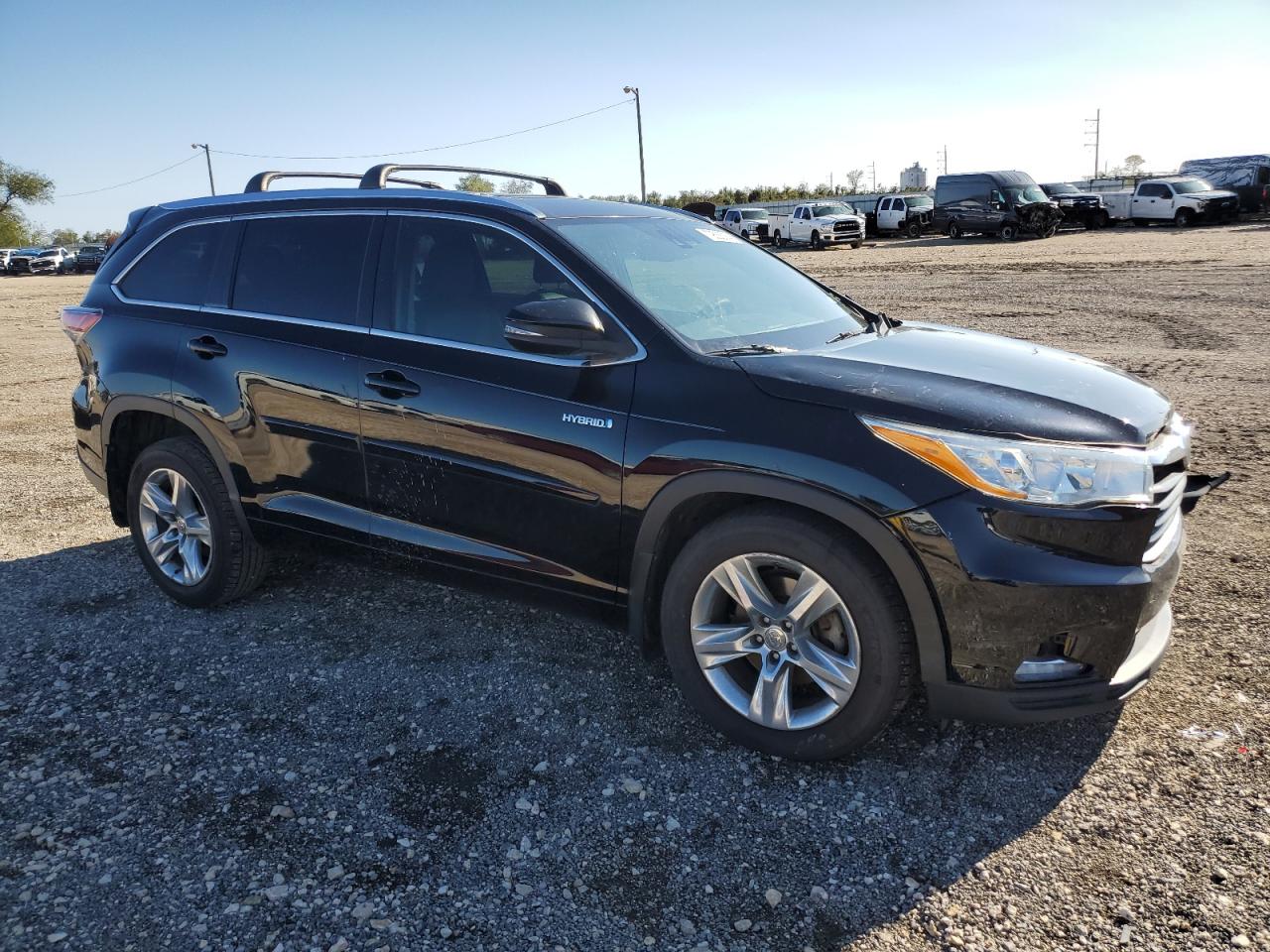 2015 Toyota Highlander VIN 5TDDCRFH4FS009350 Copart auction photo, front end damage thumbnail 4