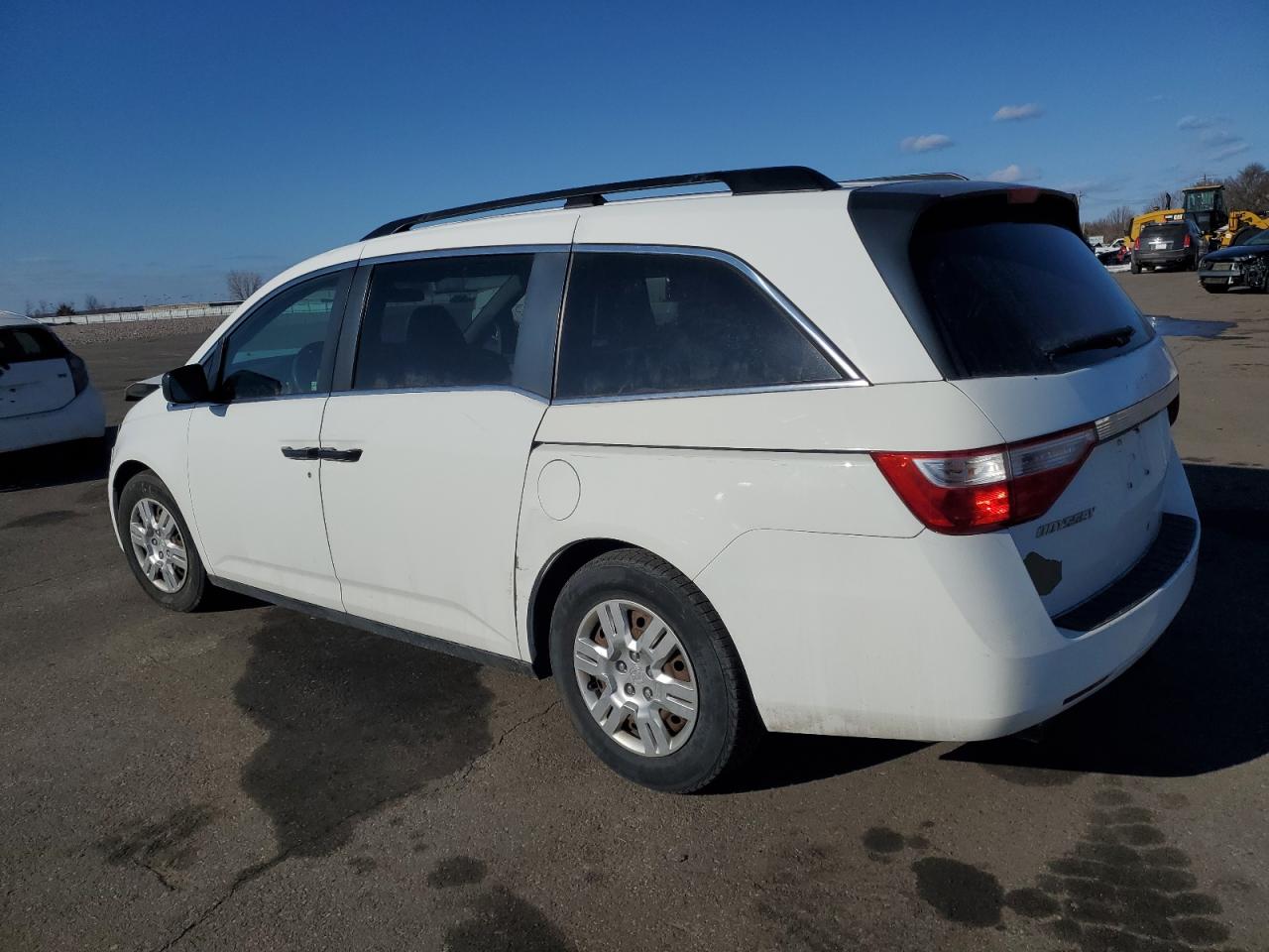 2013 Honda Odyssey VIN 5FNRL5H26DB046666 Copart auction photo, front end / minor dent/scratches damage thumbnail 2