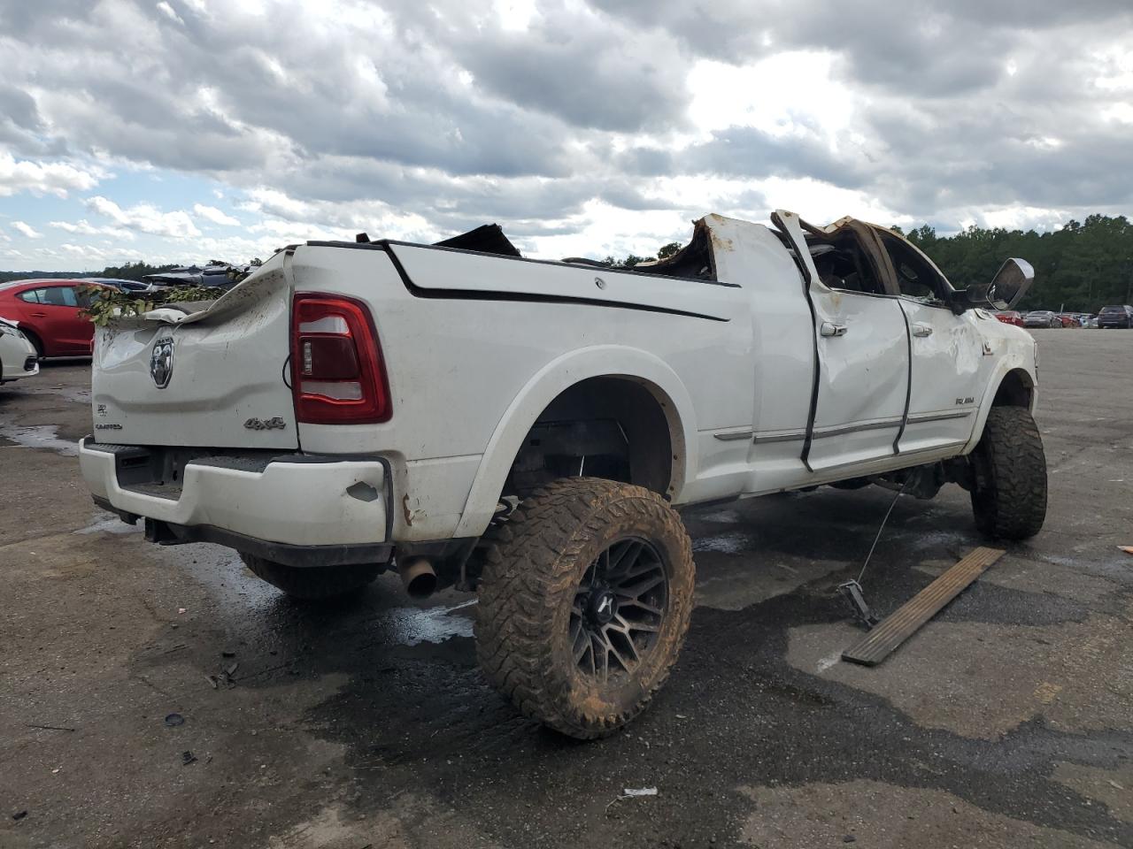 2020 RAM 2500 VIN 3C6UR5TL5LG103481 Copart auction photo, rollover damage thumbnail 3