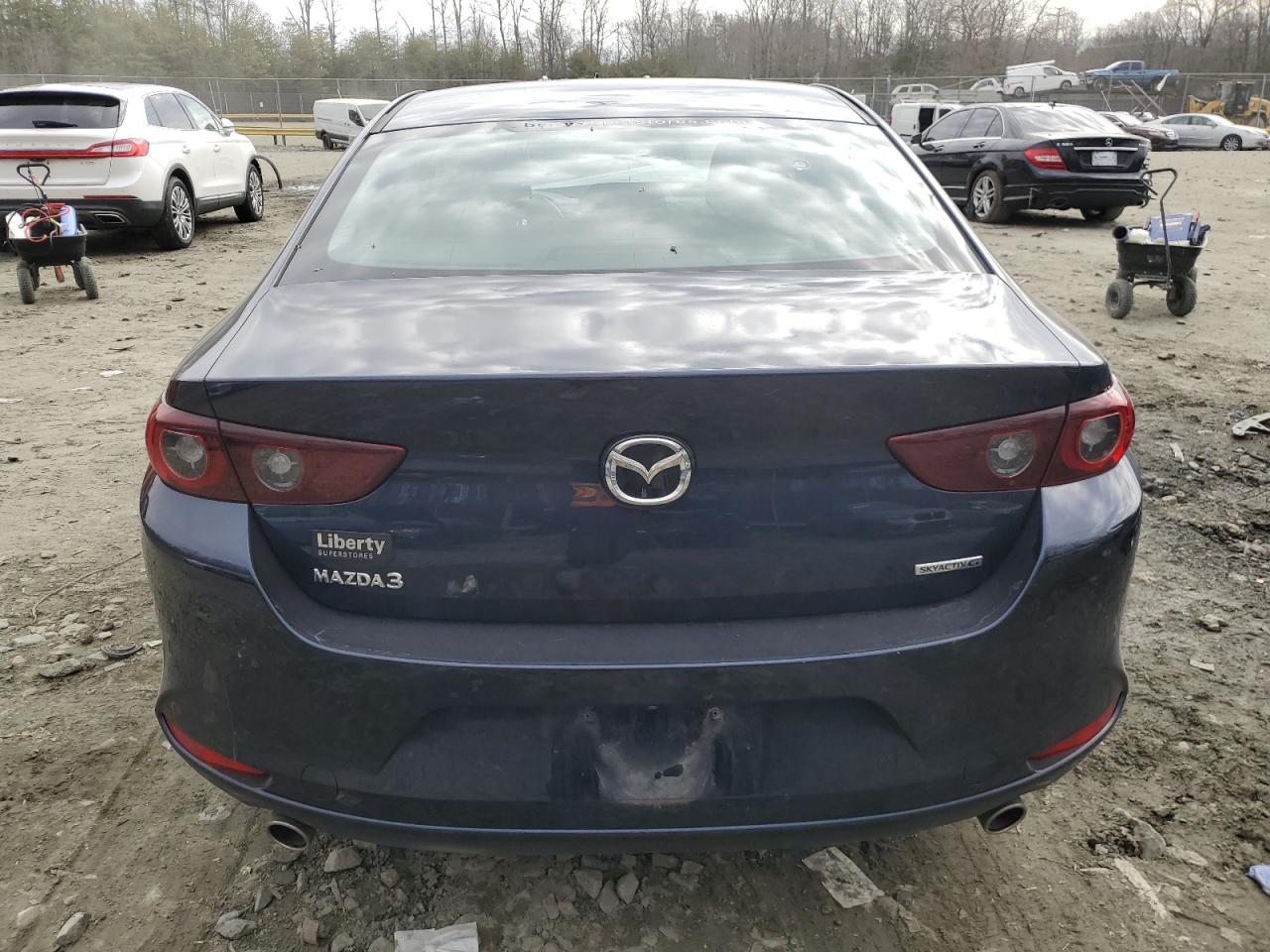 2022 Mazda 3 VIN 3MZBPABL1NM301184 Copart auction photo, front end damage thumbnail 6