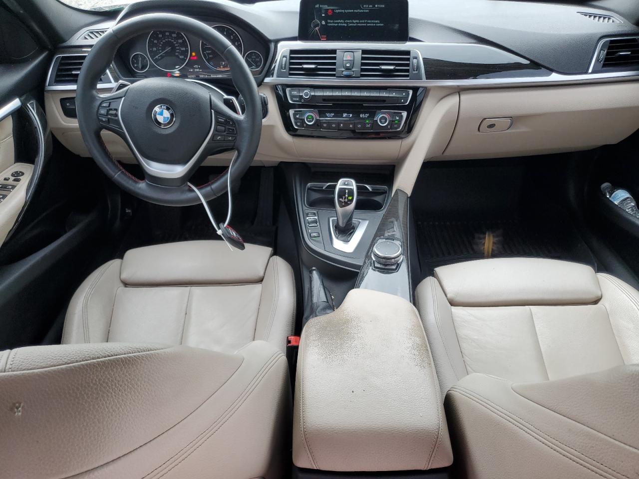 2016 BMW 3er VIN WBA8E9G53GNU28018 Copart auction photo, all over damage thumbnail 8