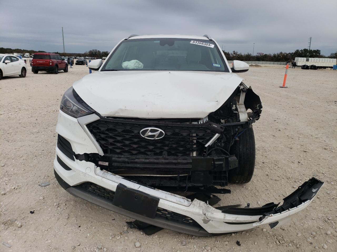 2021 Hyundai Tucson VIN KM8J33AL0MU410779 Copart auction photo, front end damage thumbnail 5