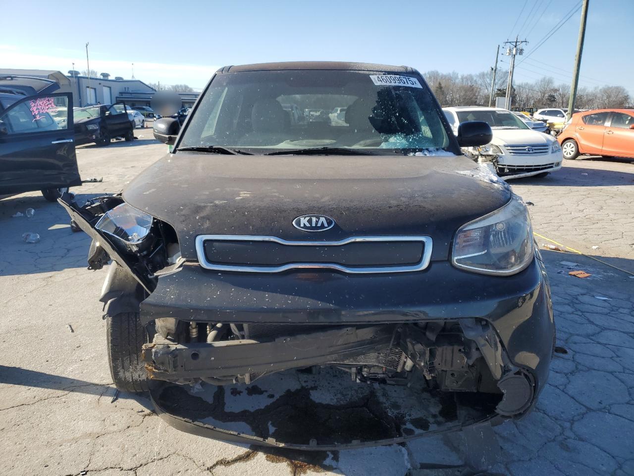 2015 KIA Soul VIN KNDJN2A27F7161334 Copart auction photo, front end damage thumbnail 5