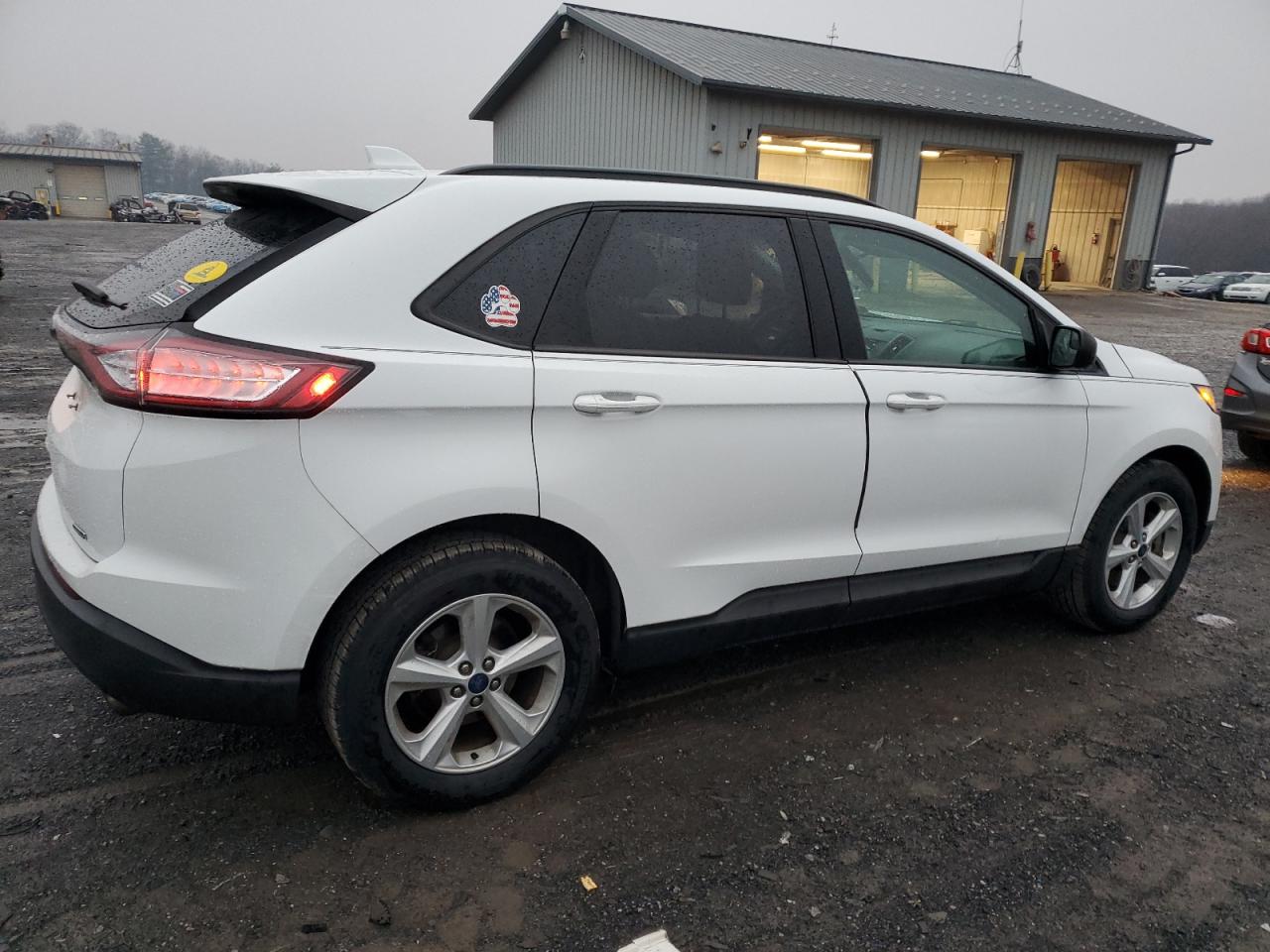 2017 Ford Edge VIN 2FMPK4G94HBB33886 Copart auction photo, front end / side damage thumbnail 3
