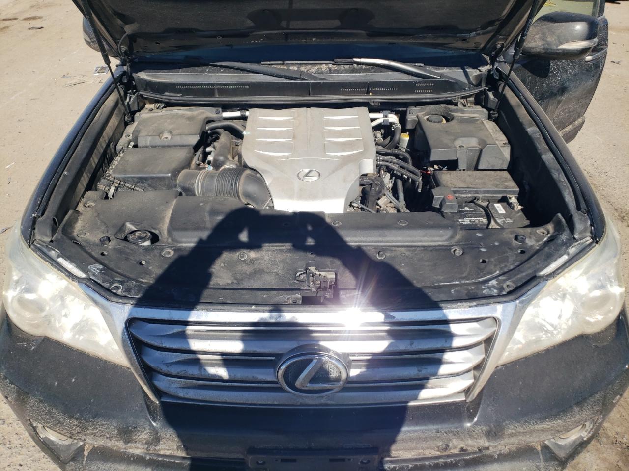 2013 Lexus GX VIN JTJBM7FX6D5055679 Copart auction photo, top/roof damage thumbnail 13