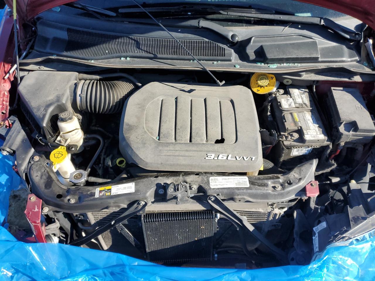 2015 Chrysler Town & Country VIN 2C4RC1BG0FR743206 Copart auction photo, front end damage thumbnail 12