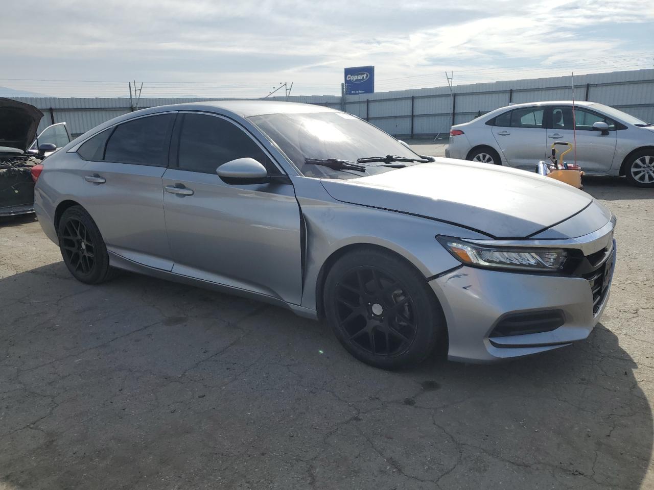 2019 Honda Accord VIN 1HGCV1F12KA025792 Copart auction photo, undercarriage / front end damage thumbnail 4