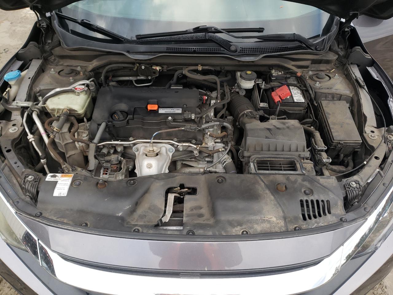 2016 Honda Civic VIN 19XFC2F59GE236874 Copart auction photo, rear end / side damage thumbnail 11